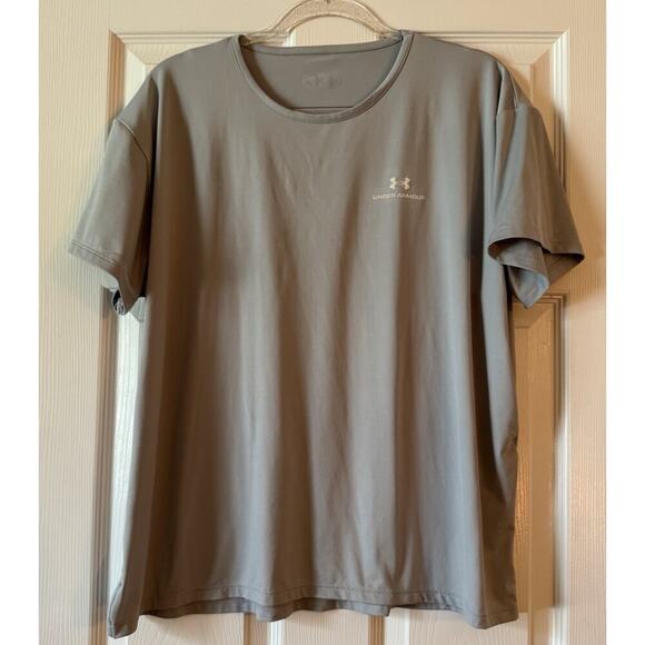 Under Armour RUSH Energy Women's Size XL Mod Gray Short Sleeve T-shirt - Picture 1 of 7